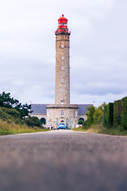 Long Exposure Shot of a Lighthouse in Belle Ile