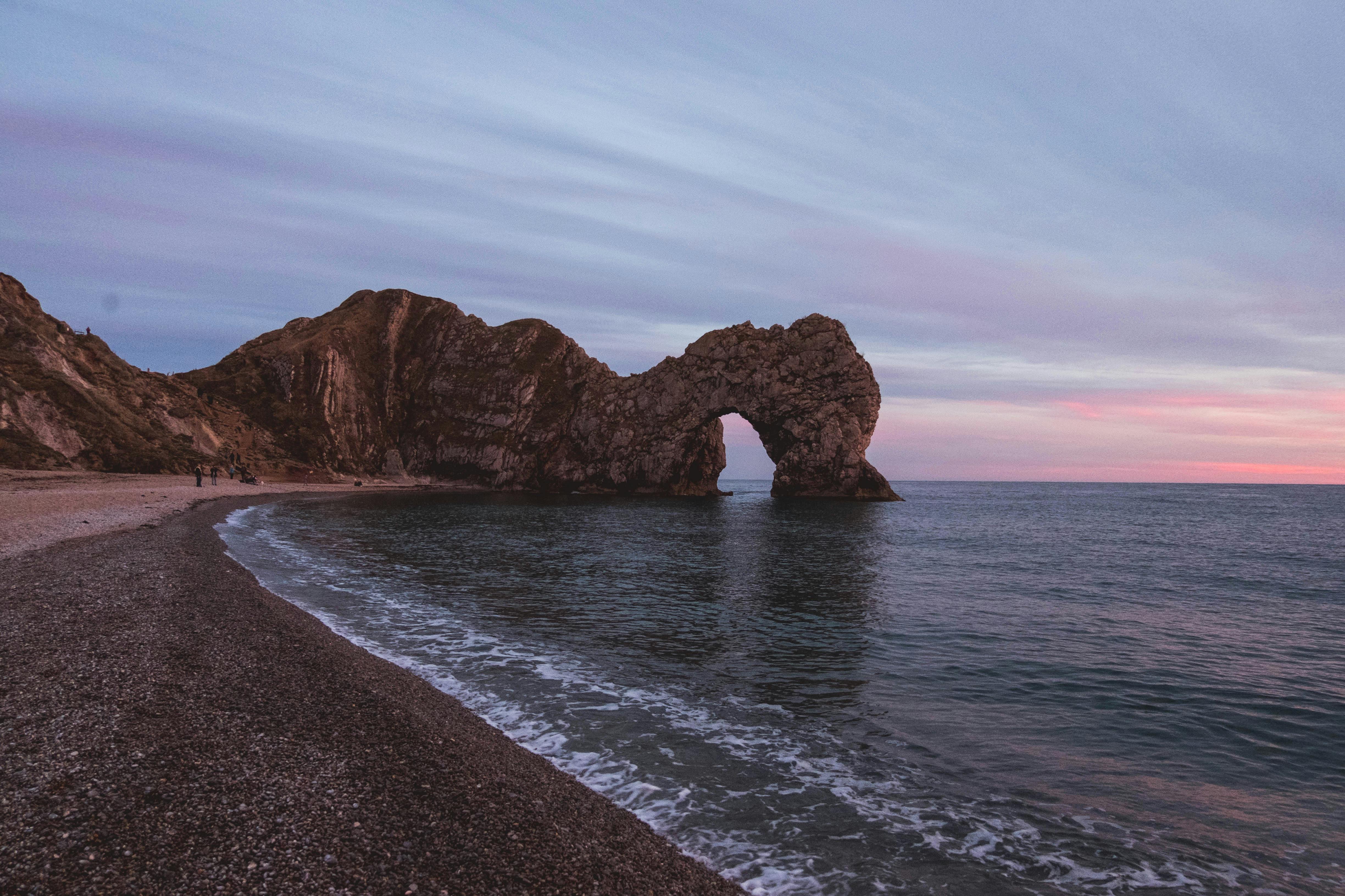 Scenic View of Beach During Dawn · Free Stock Photo - 4896 x 3264 jpeg 2581kB