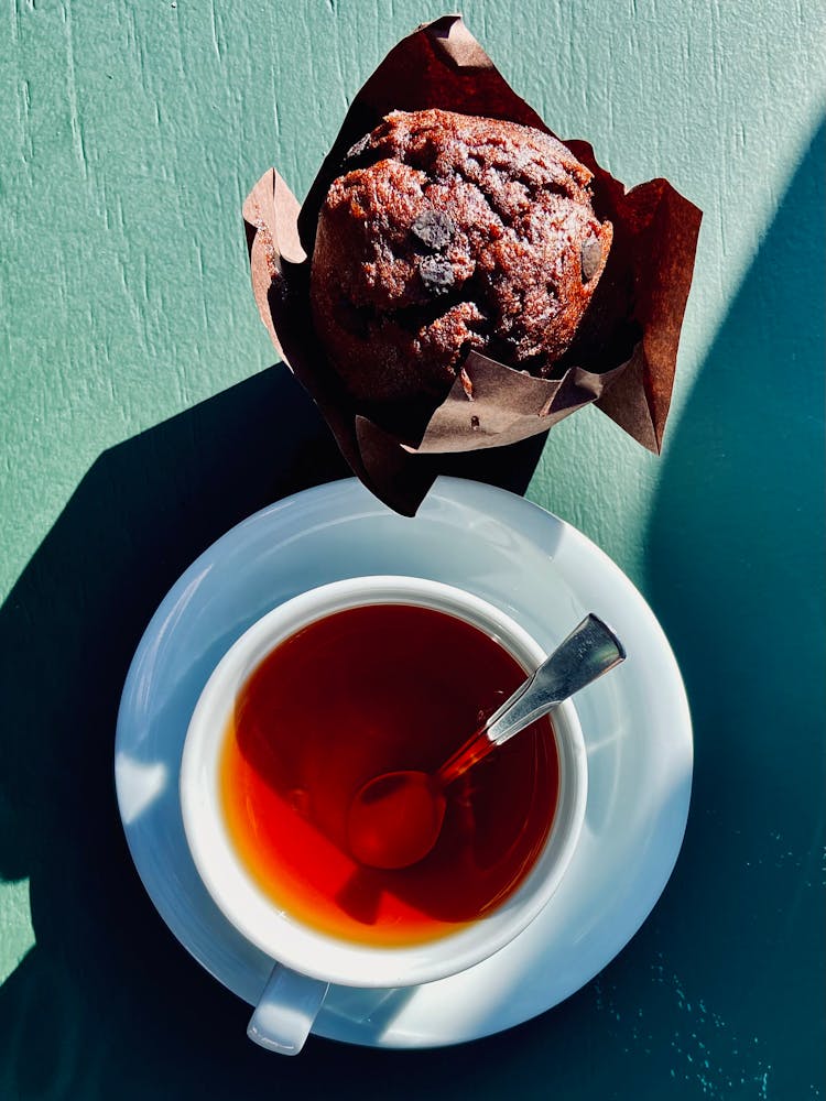 A Muffin And A Cup Of Tea 