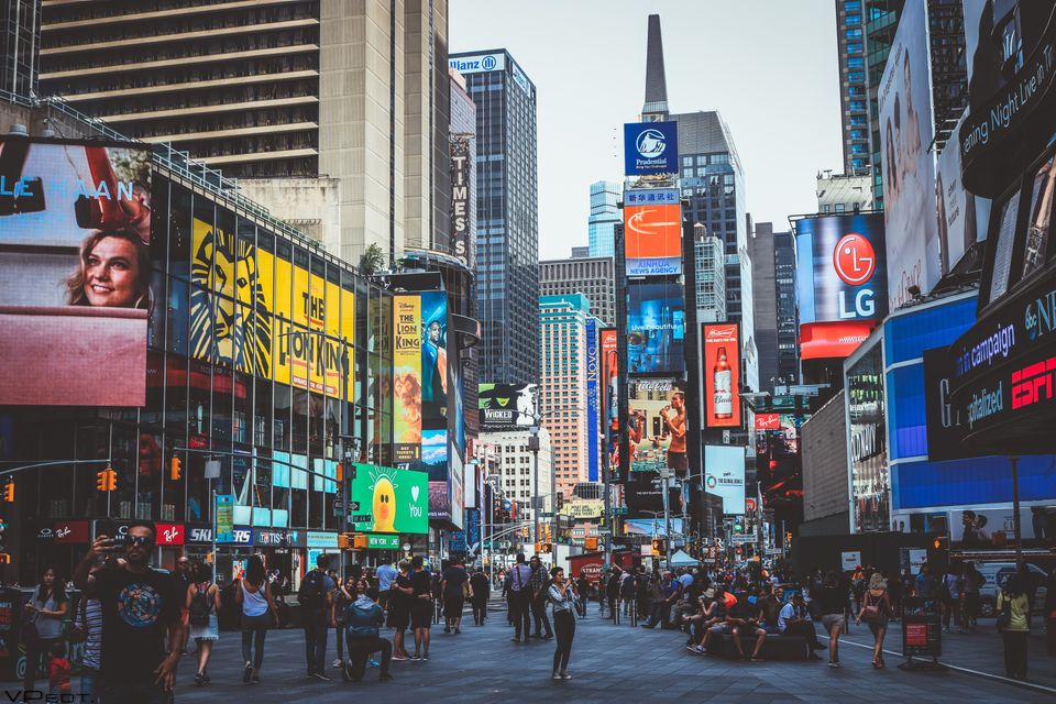 Outdoor advertising hoarding — placeholder