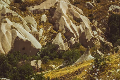 Fotobanka s bezplatnými fotkami na tému cappadocia, hory, jaskyne