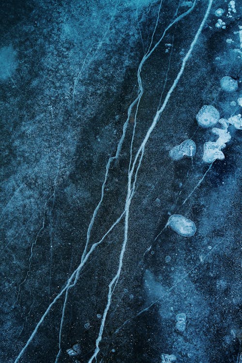 俯視圖, 冬季, 冰 的 免费素材图片
