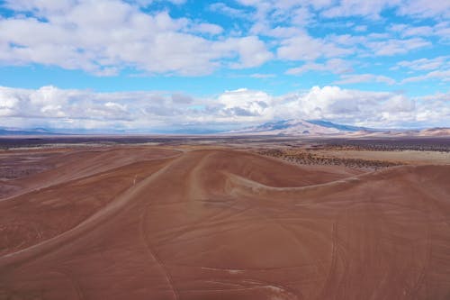 Sand Dune on Brown Dessert