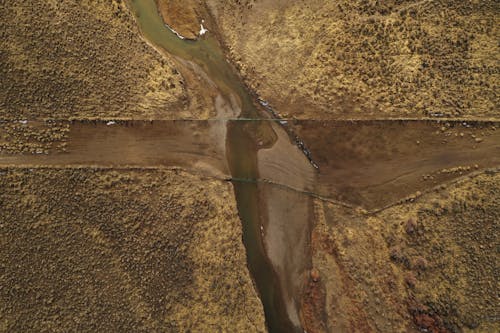 Foto profissional grátis de deserto, fotografia aérea, paisagem