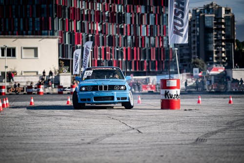 Car during Auto Racing Competition