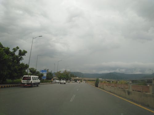 clouds road 