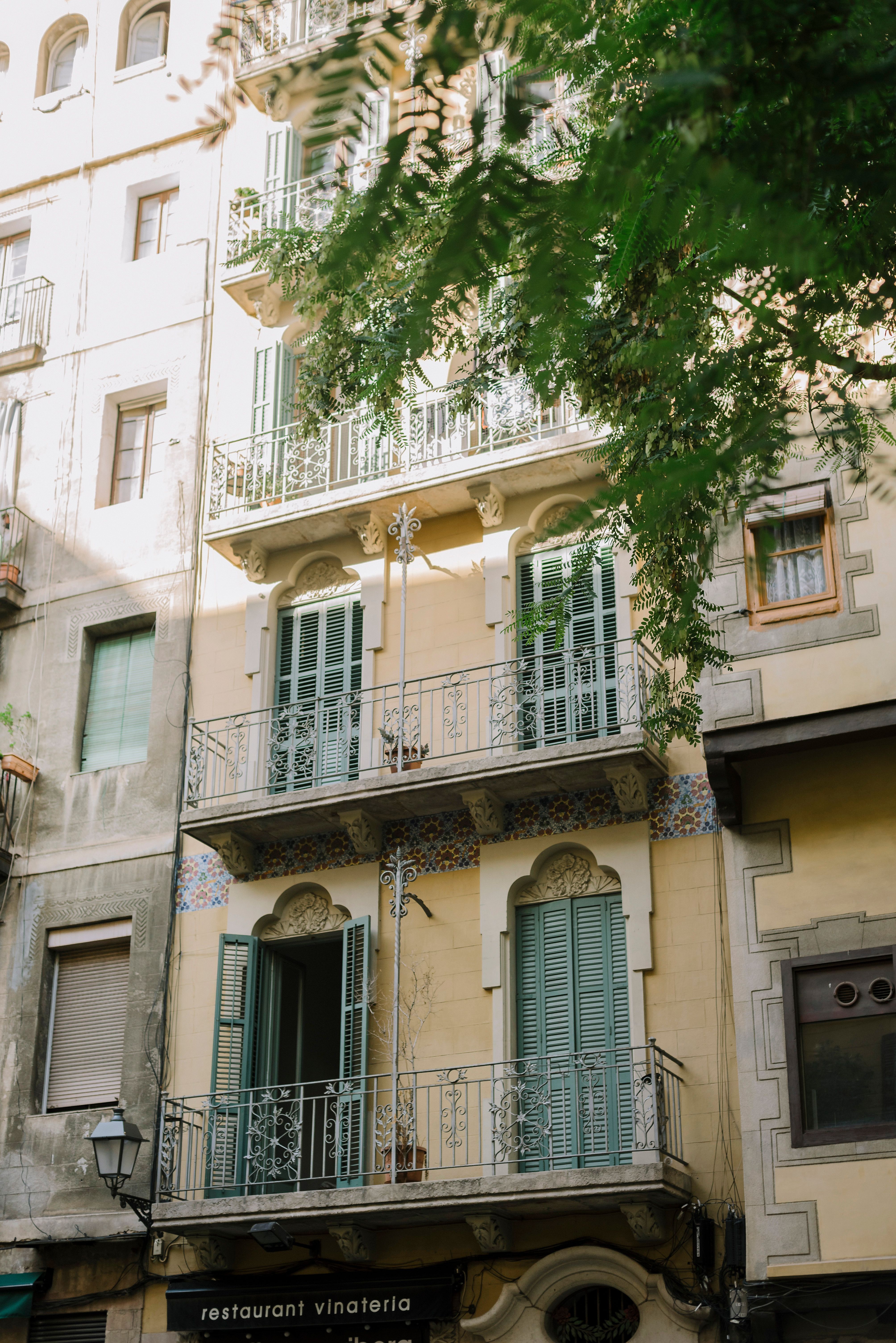 Facades of Residential Buildings in City · Free Stock Photo