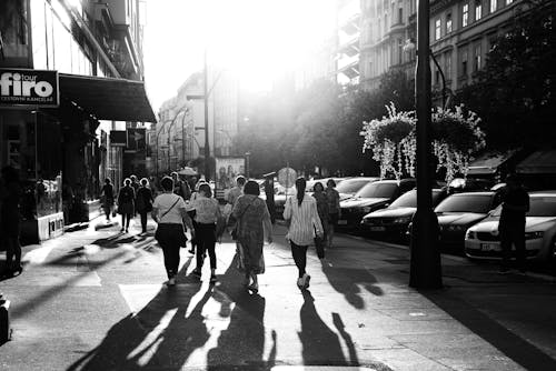 People Walking on Streets