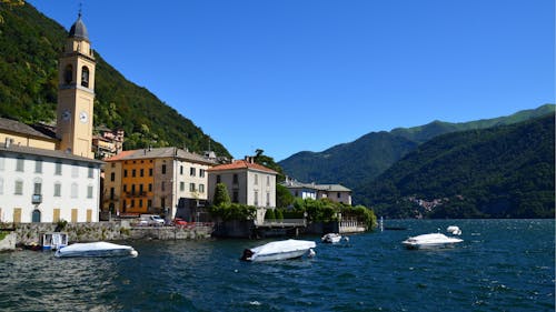 Scenic View of Lake Como in Italy