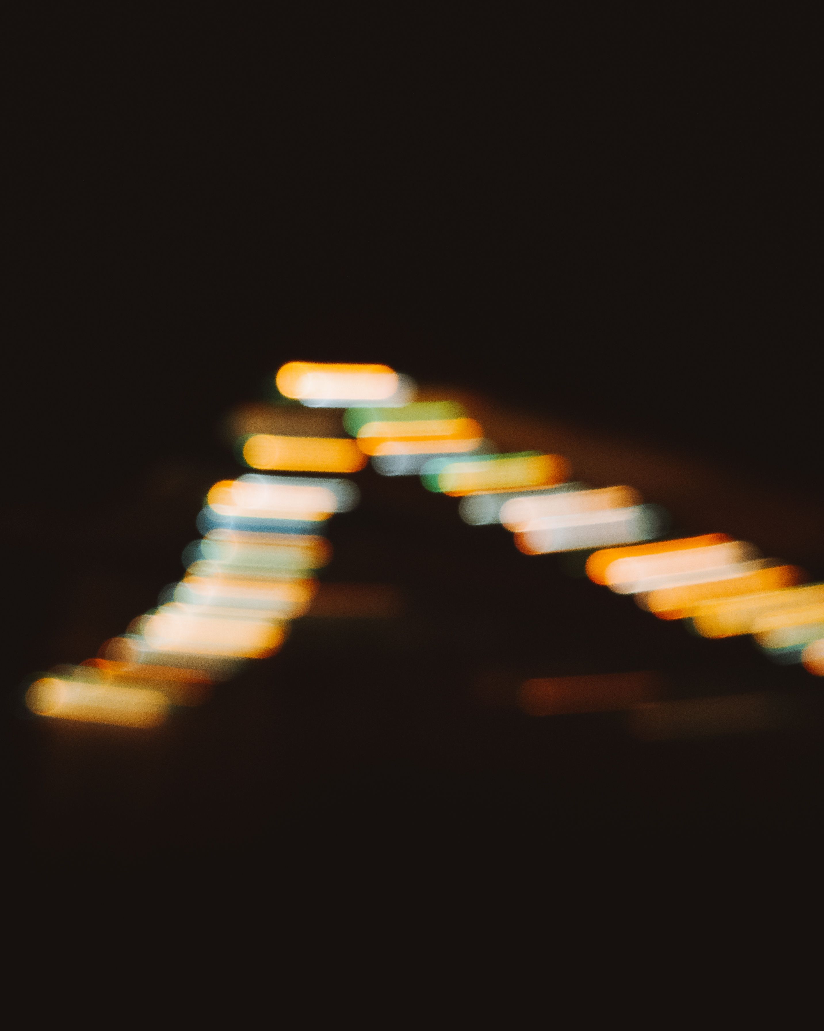 Blurred Lights at Night · Free Stock Photo