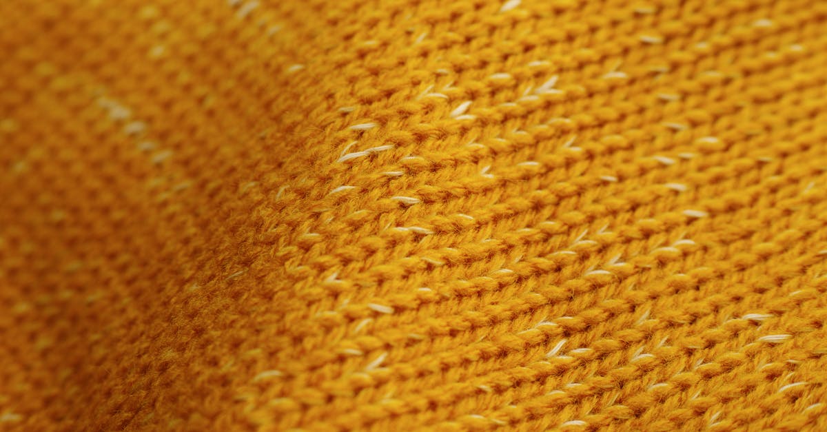 Knitted Yellow Cloth · Free Stock Photo