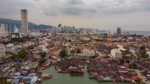Free Penang Heritage Clan Jetties Stock Photo