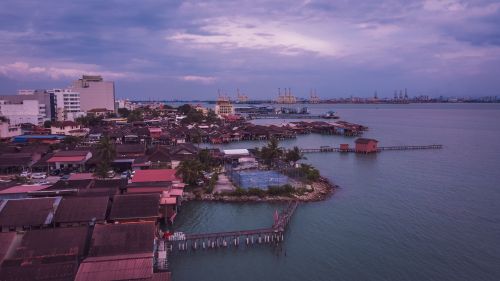 Free Penang Heritage Clan Jetties Stock Photo