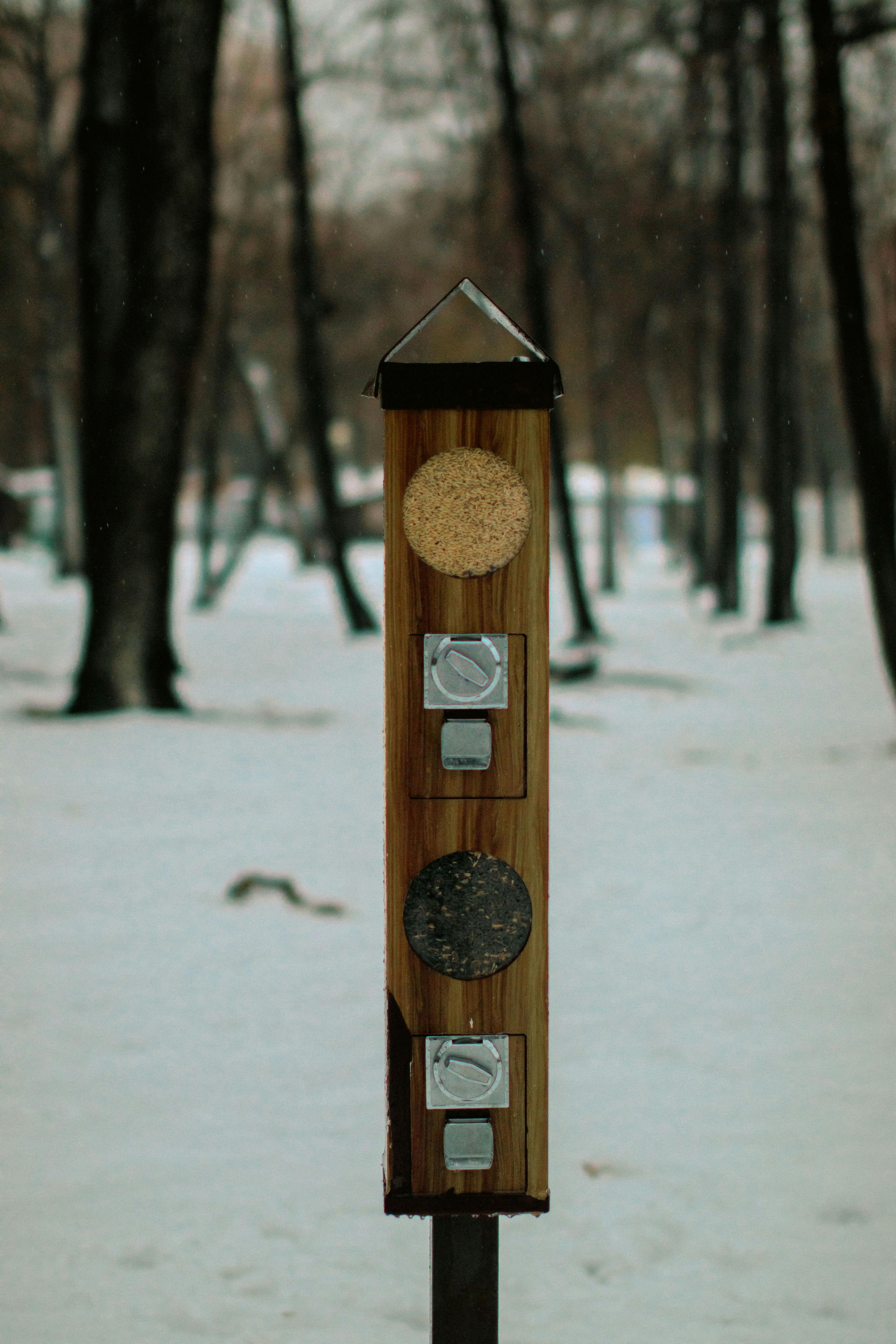 Animal Feed Vending Machine Near Trees · Free Stock Photo