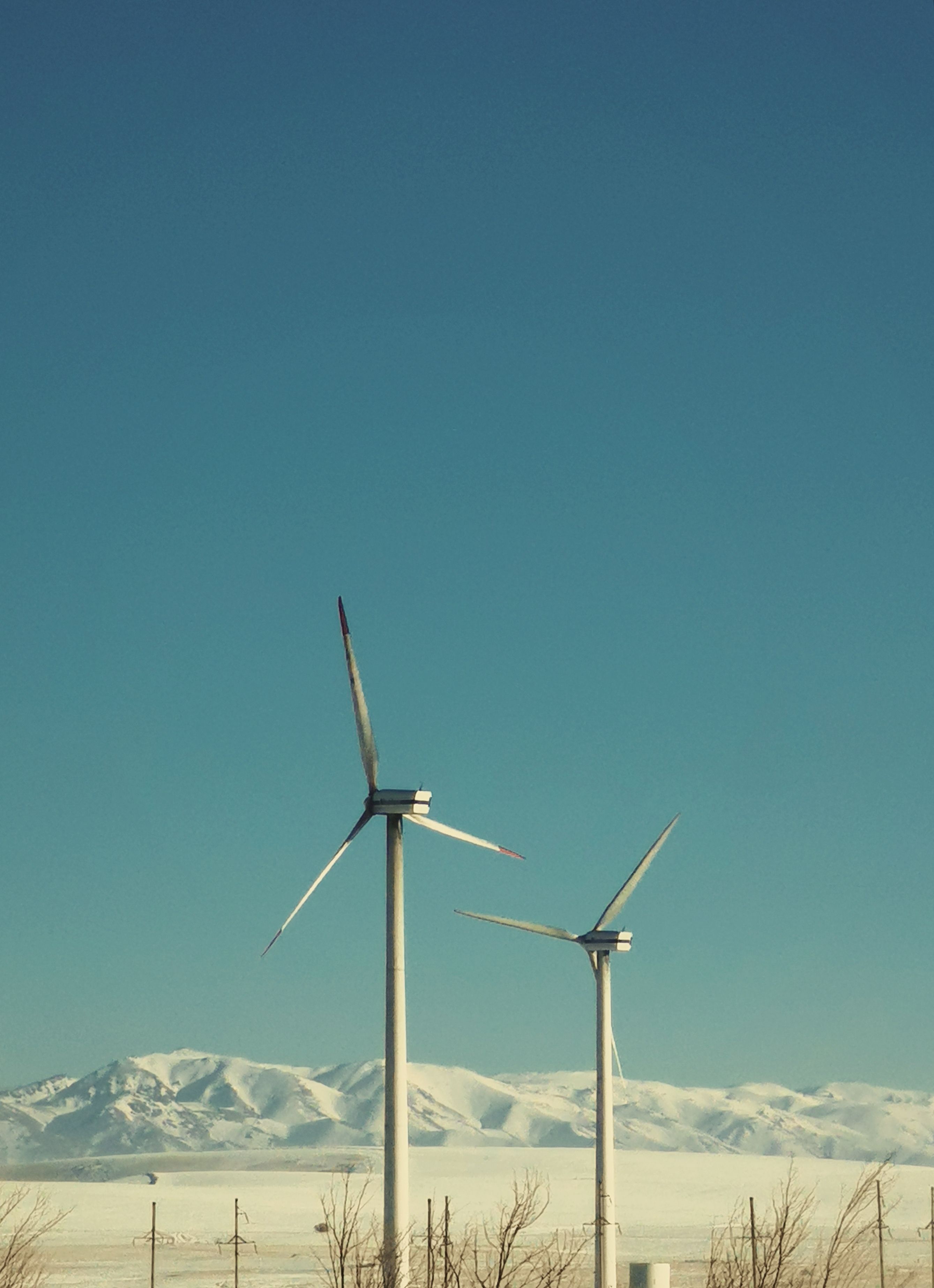 Photo of Wind Turbine Under Blue Sky · Free Stock Photo
