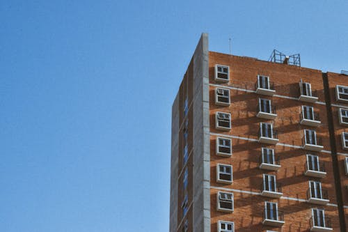 Clear Sky over Building