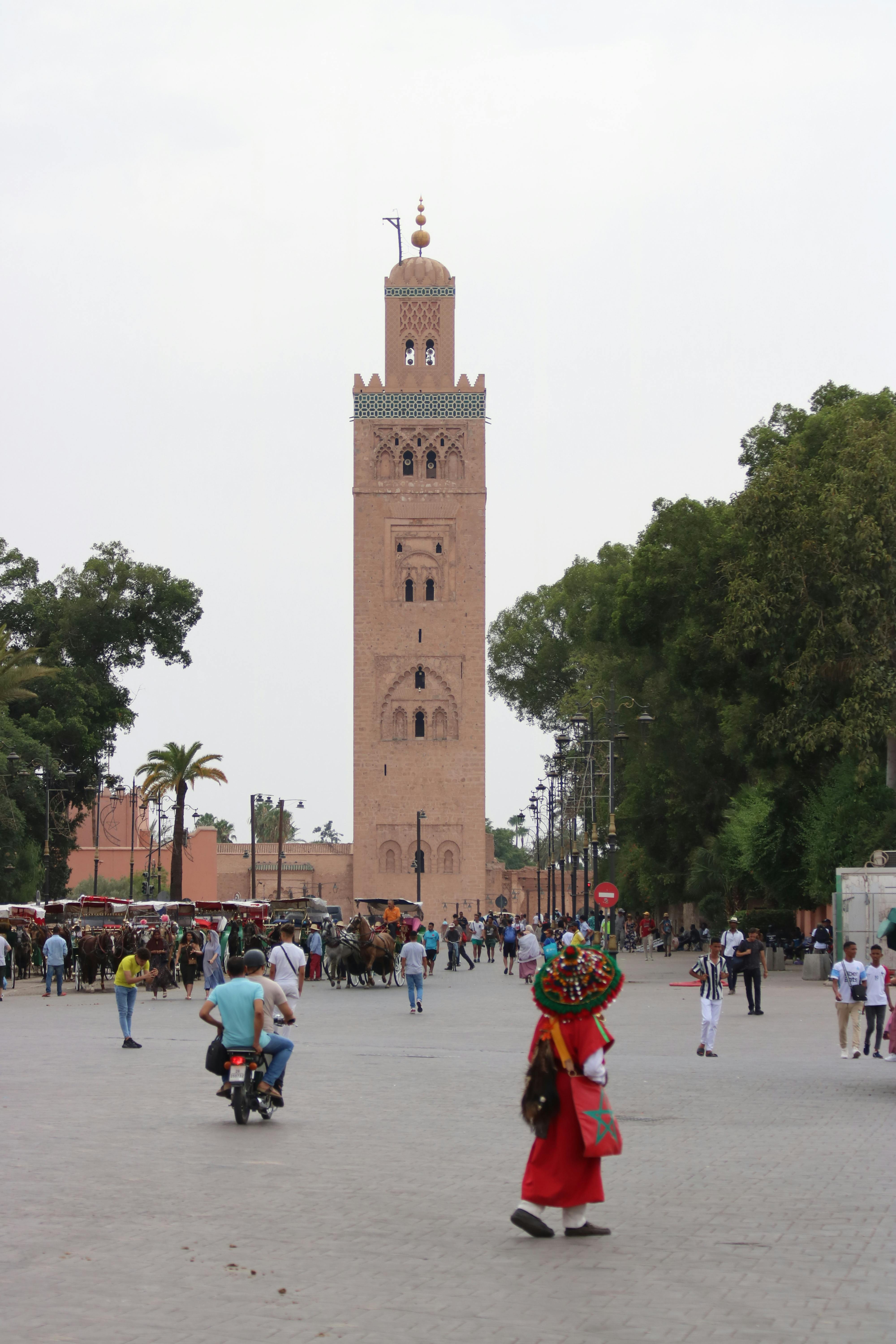 Minaret de la Koutoubia Marrakesh in Morocco Free Stock Photo