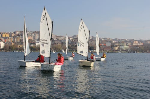 People Sailing on Sea Coast in Turkey