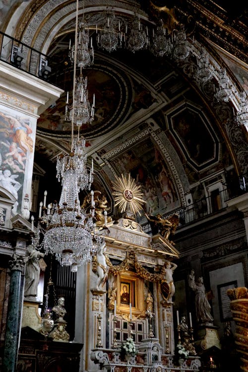 Gratis lagerfoto af alter, barok arkitektur, basilika