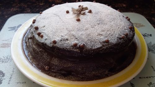Free Double Chocolate Cake  Stock Photo