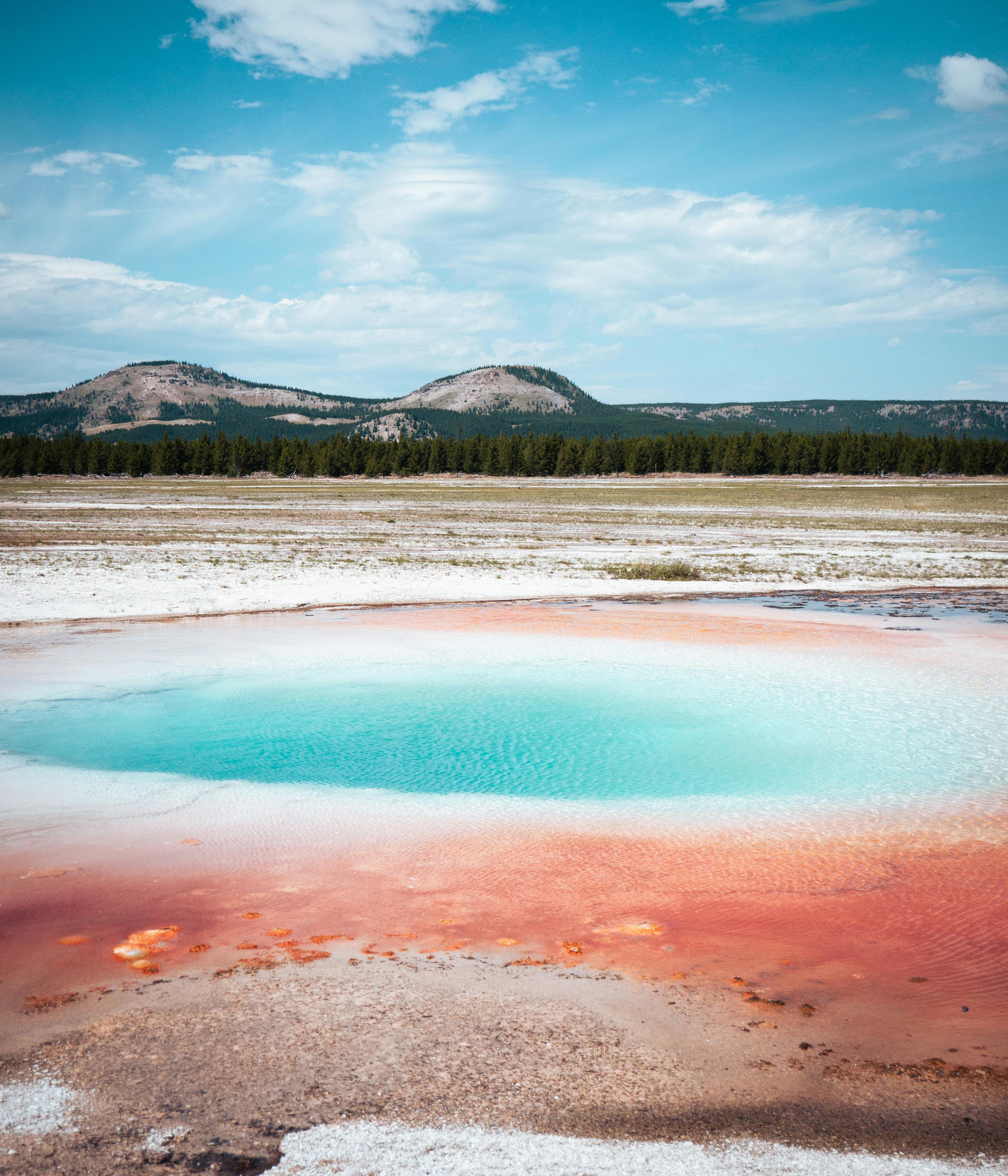 Hot Springs in Wyoming Yellowstone Park · Free Stock Photo