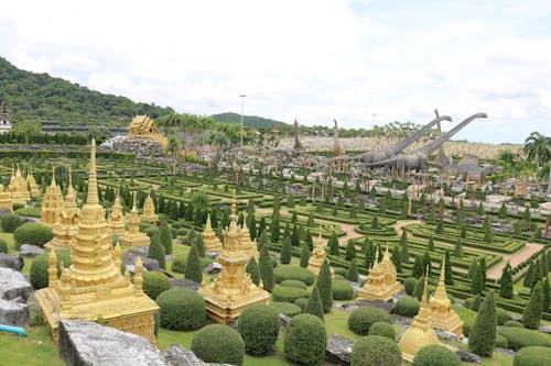 The Nong Nooch Tropical Garden Park in Thailand