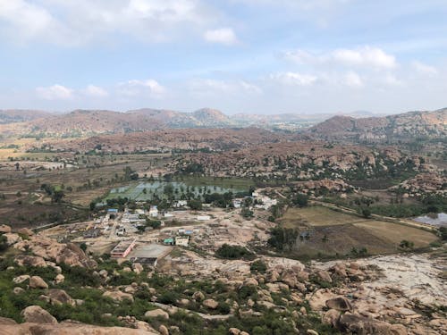 Panoramic Shot of an Agricultural Land