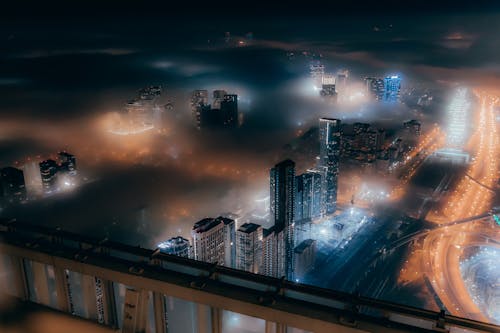 Gratis stockfoto met buitenkant van het gebouw, city street, luchtfotografie