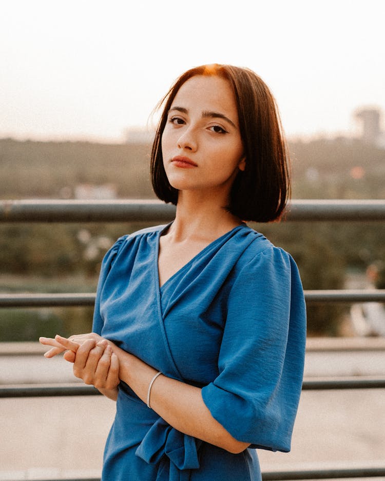 Woman Posing For Portrait