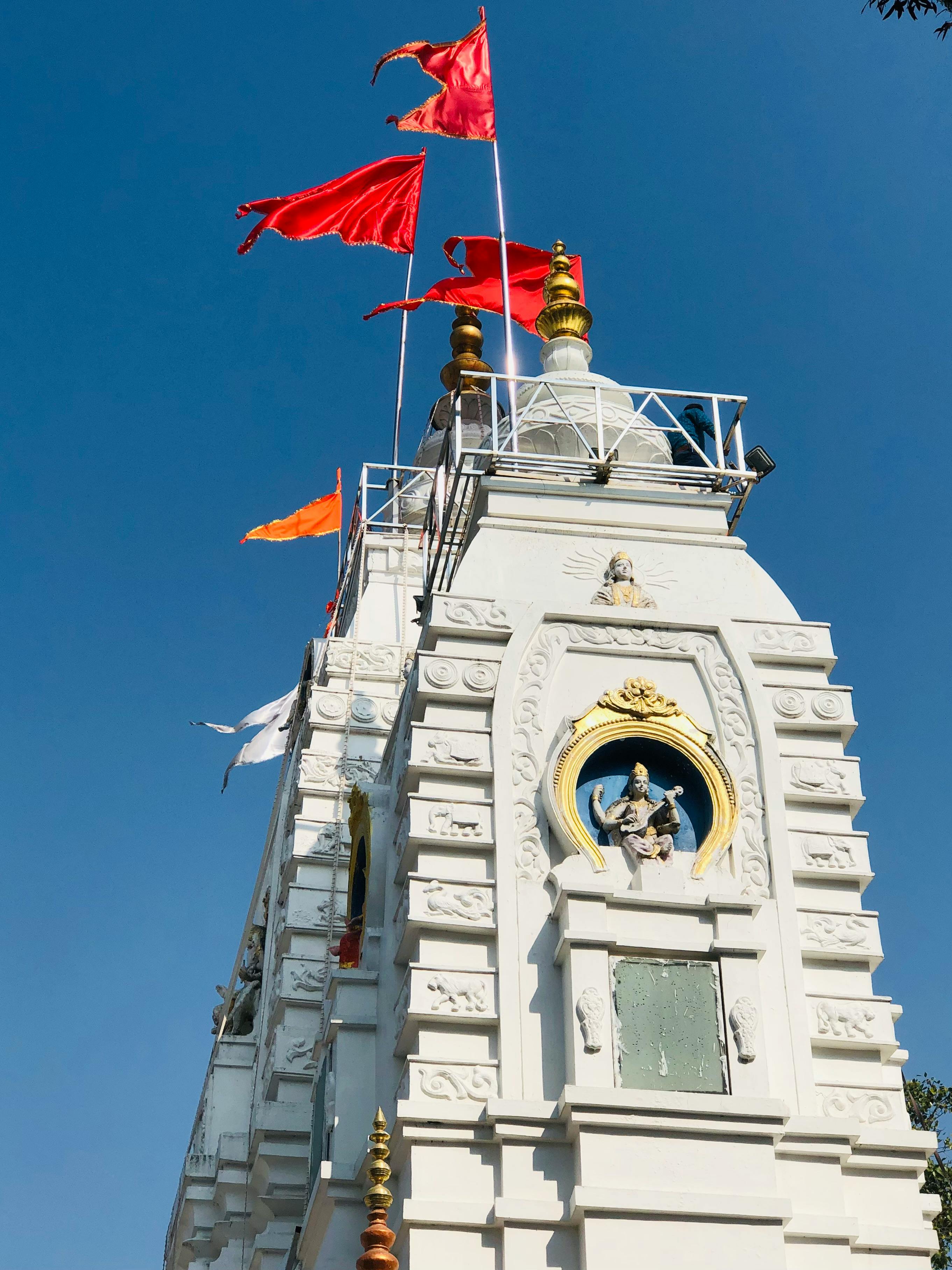 Khajrana Ganesh Temple Under Blue Sky · Free Stock Photo