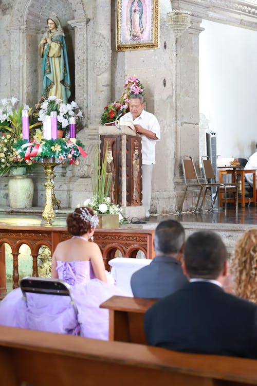 Wedding Ceremony Inside the Church