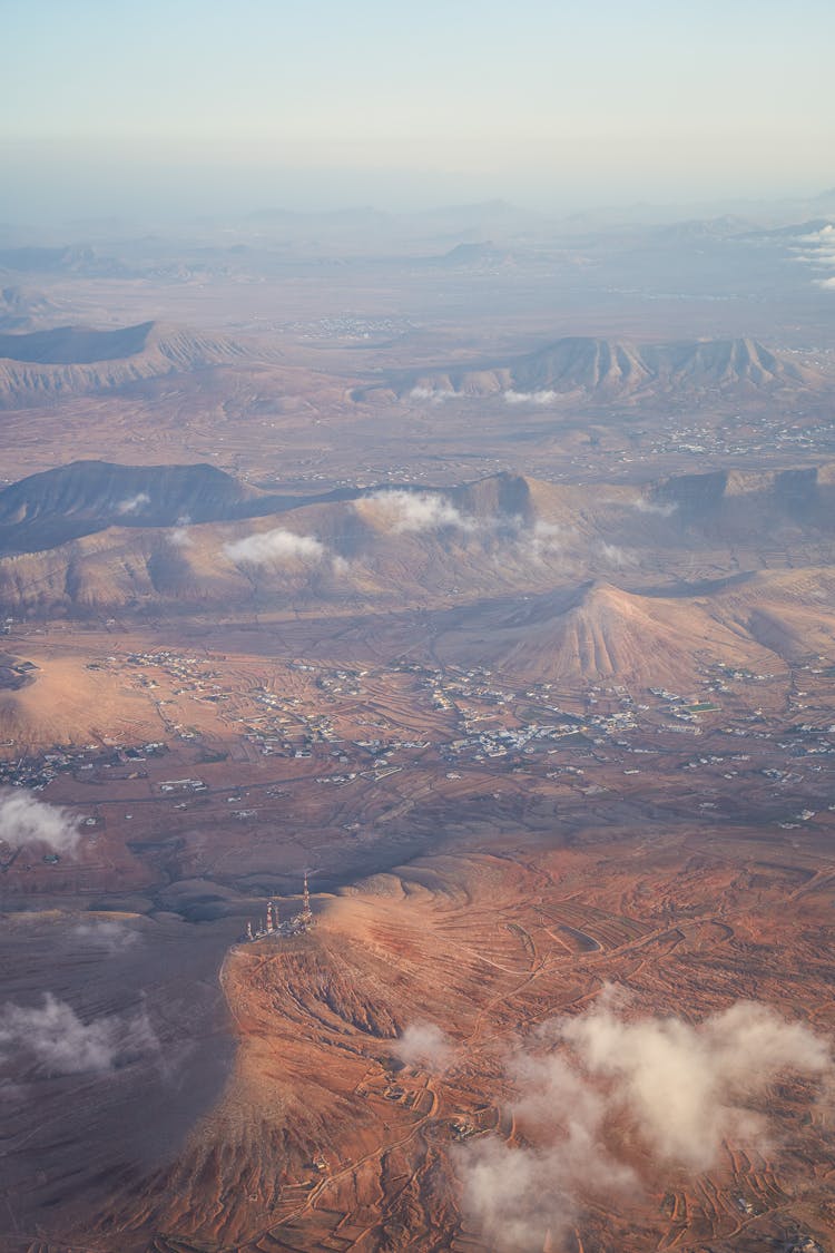 Bird's-eye View Of  A Vast Land