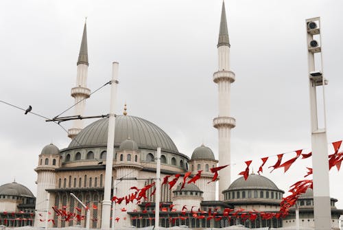 Základová fotografie zdarma na téma červené vlajky, islám, Istanbul