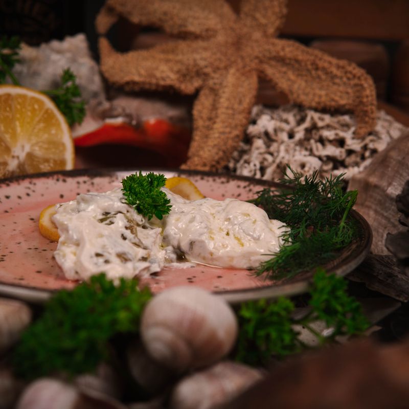 Smoked Mackerel and Lemon Sauce