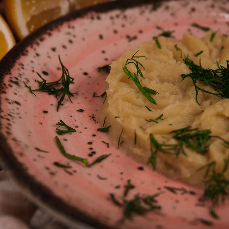 Instant Pot Fava Beans with Dill, Lemon and Crème Fraîche