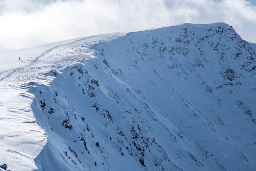 A Snow Covered Mountain