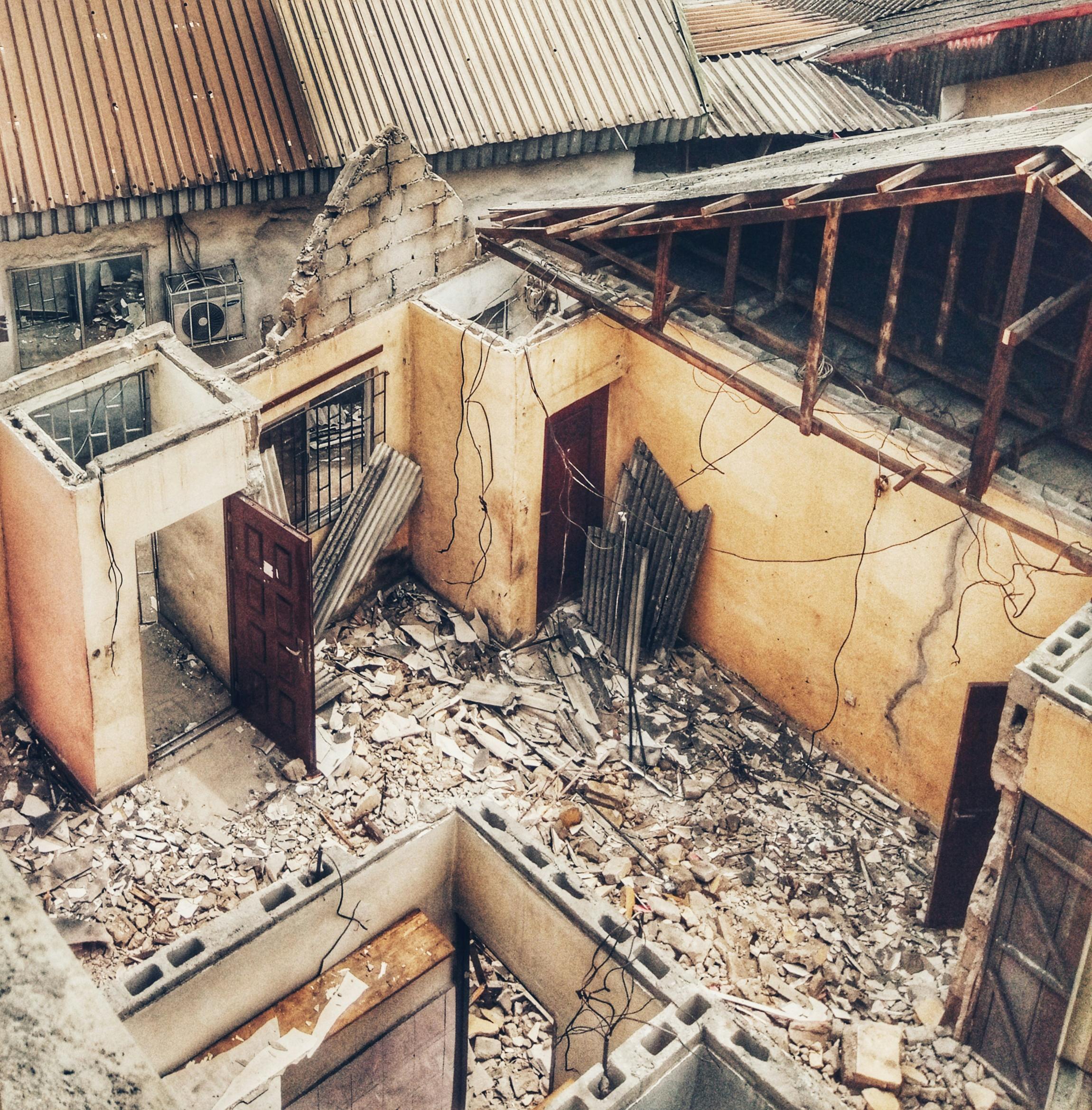 Free stock photo of destroyed, home, house
