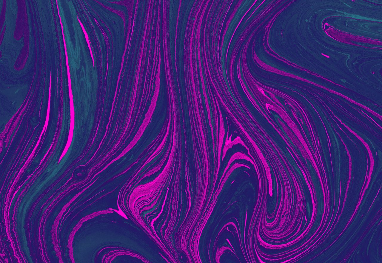 a stunning abstract swirl pattern featuring energetic purple and pink