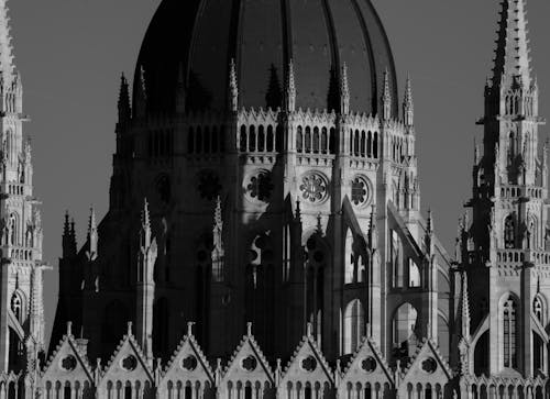 Gothic Cathedral with Dome