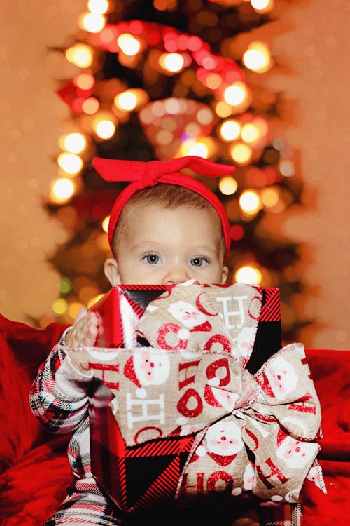 お祝い, かわいい赤ちゃん, クリスマスの無料の写真素材