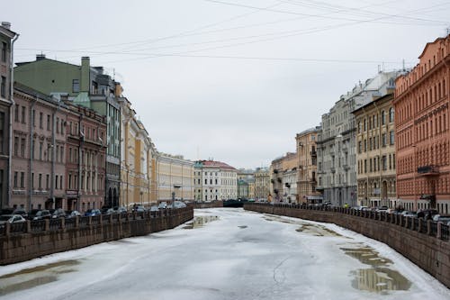 View of a River in a City 