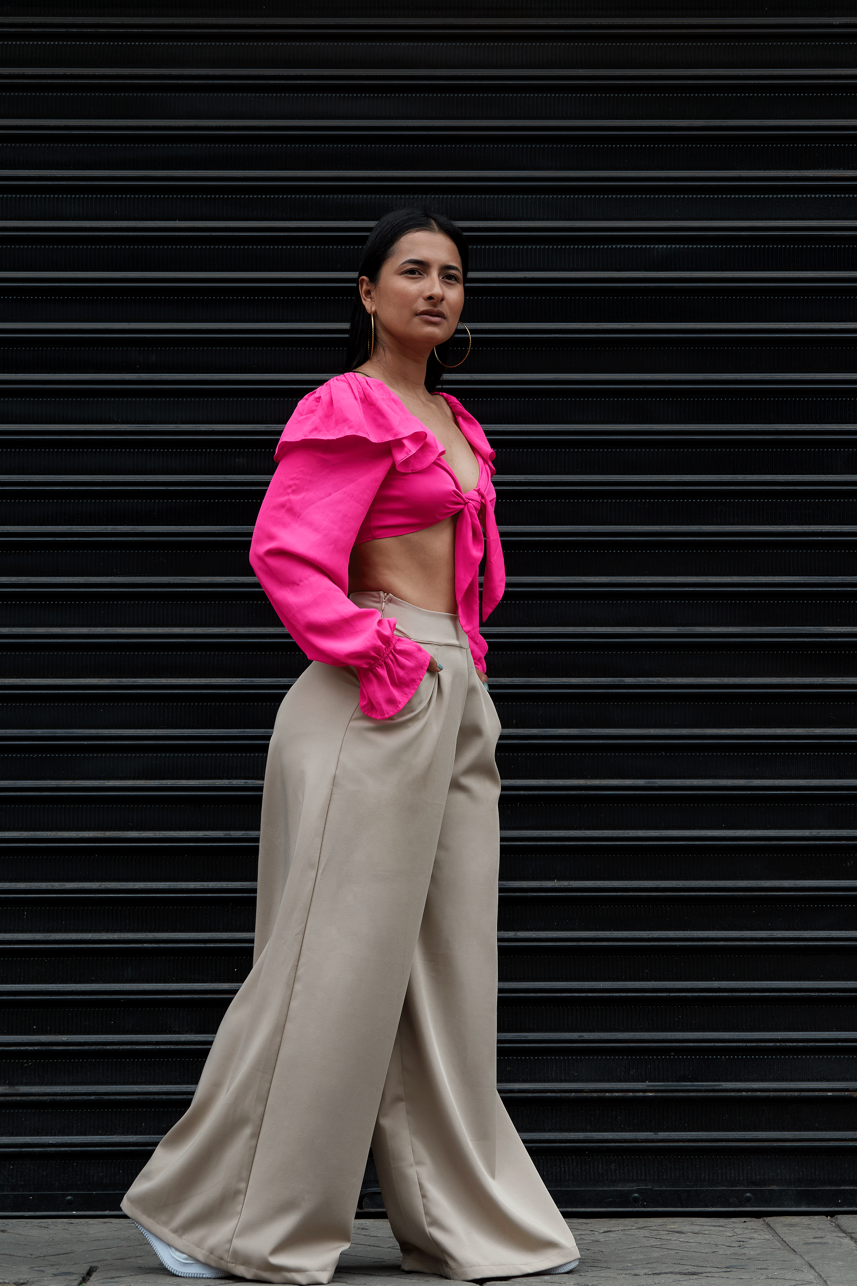 Calça Wide Leg