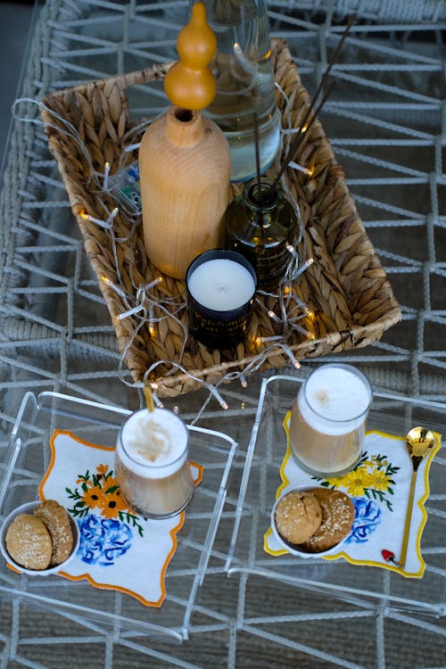 Still Life with Tableware on a Net Furniture