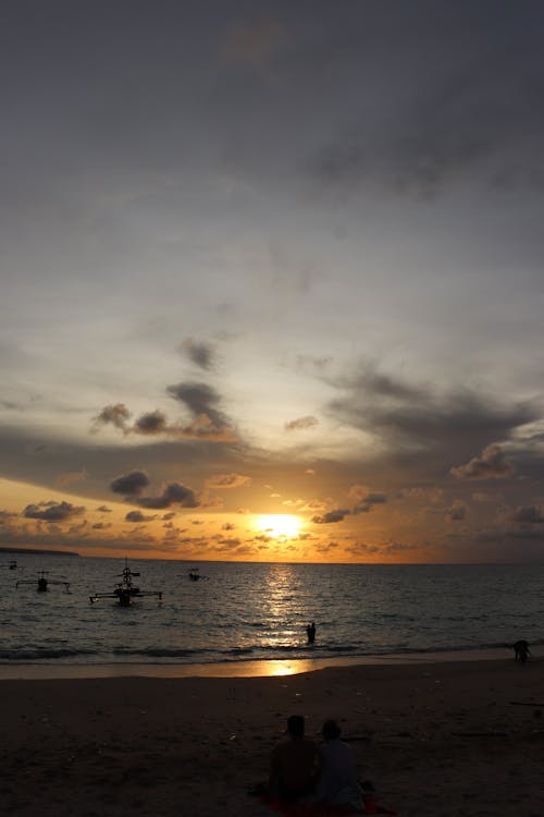 Free Sunset at the Beach Stock Photo