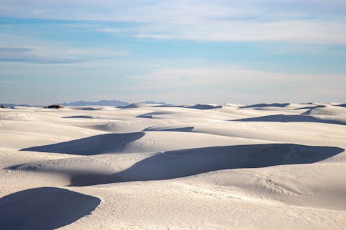 A Desert Under Blue Sky