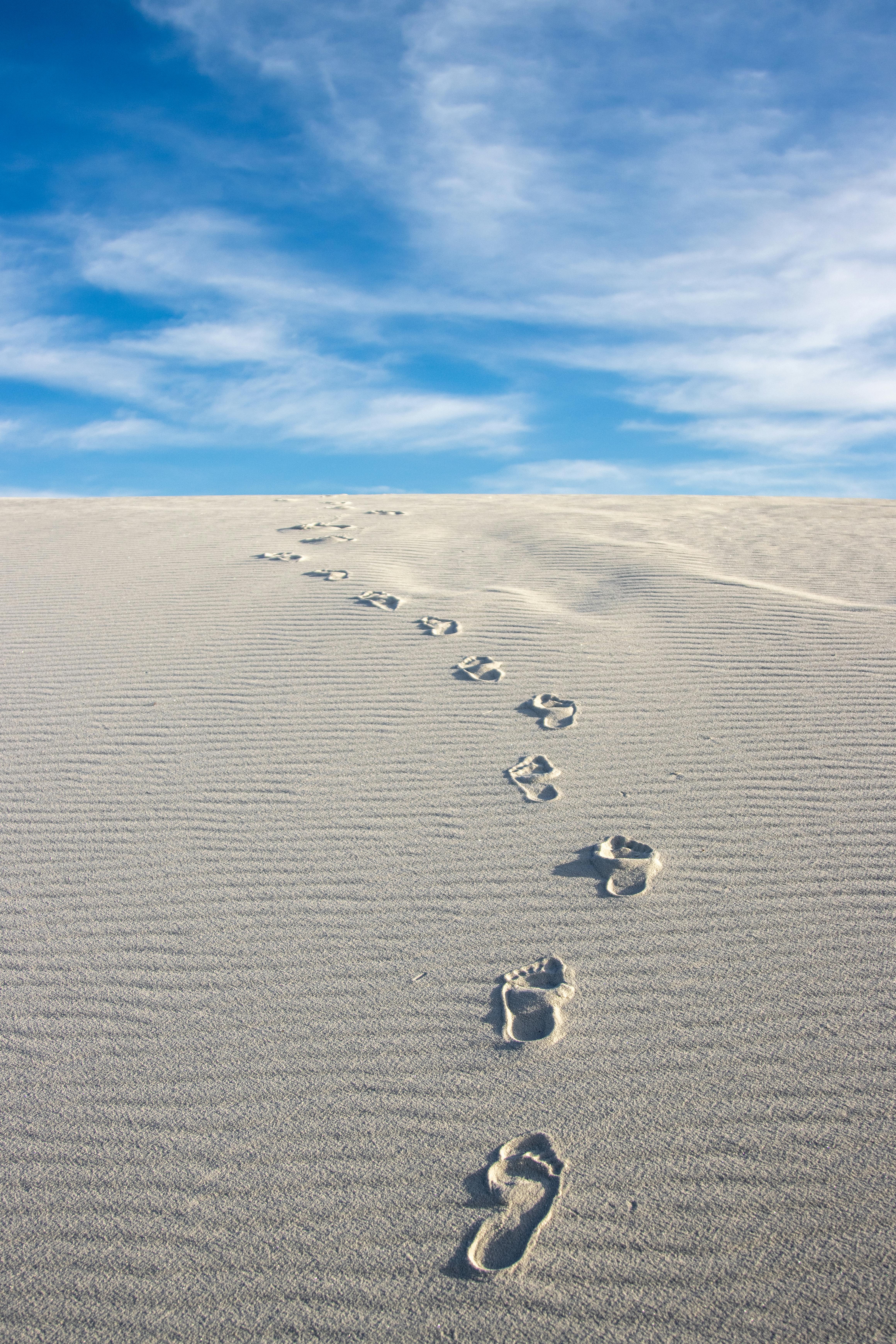 Footsteps On Sand Background Footstep Foot Photo And Picture For Free  Download - Pngtree