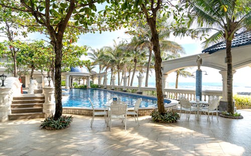 Swimming Pool in the Lan Rung Resort, Phuoc Hai, Vietnam 