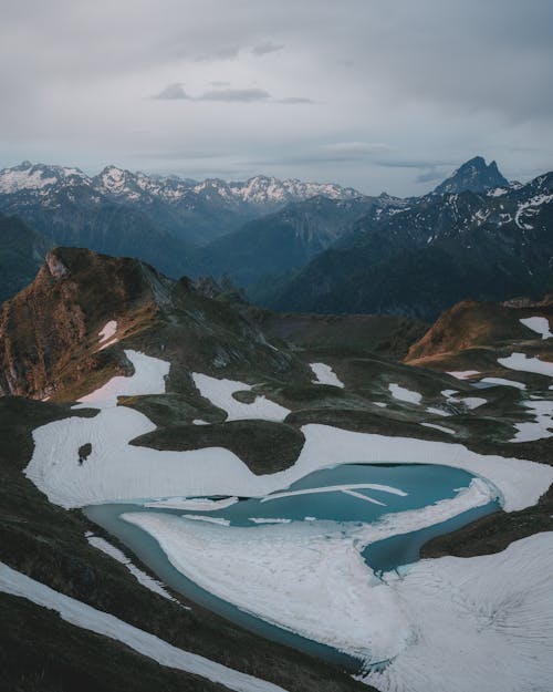 Základová fotografie zdarma na téma extrémní terén, hory, jezero