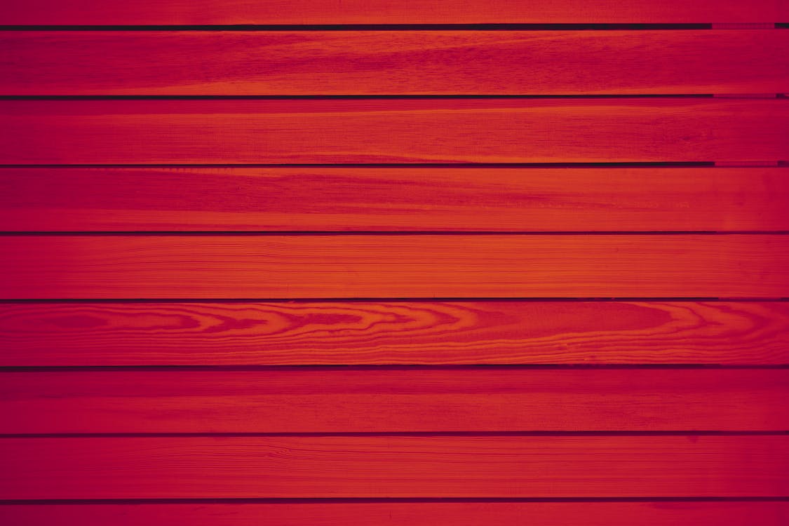 Red Wooden Wall Texture