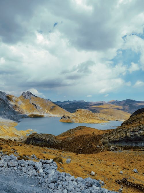 Clouds over Hills and Lake